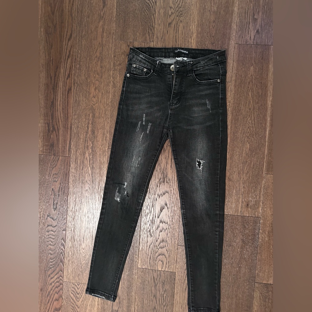 Dolce And Gabana Black Jeans